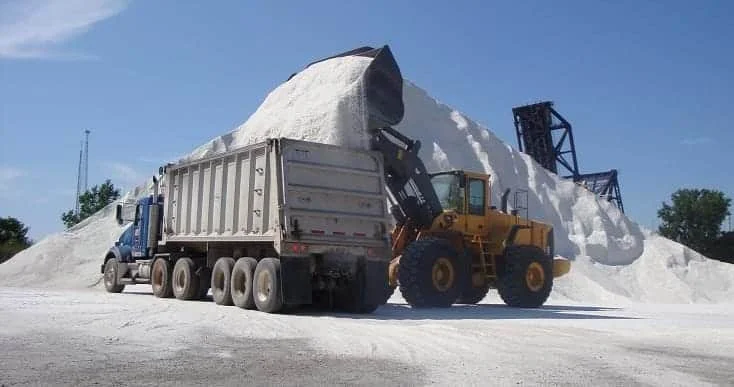 Transport durable de sel en vrac