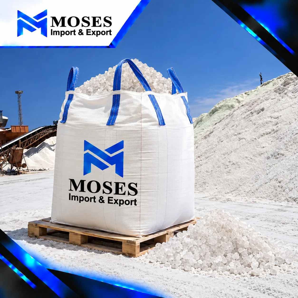 Wholesale Egyptian salt prepared in bulk quantities for importers, distributors, and global businesses