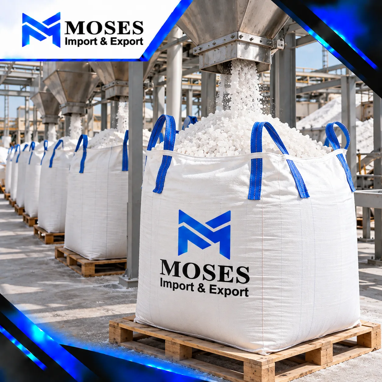 Moses Salt Co supplies bulk Egyptian salt with export solutions tailored to international market requirements
